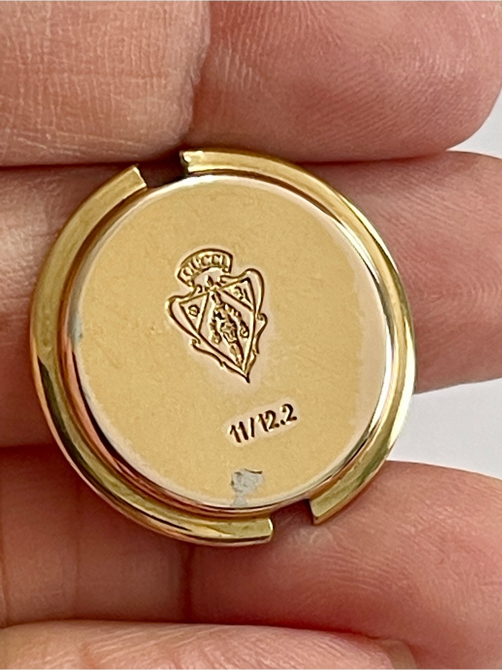 GUCCI WATCH BACK CASE for the VINTAGE GUCCI BEZEL WATCH